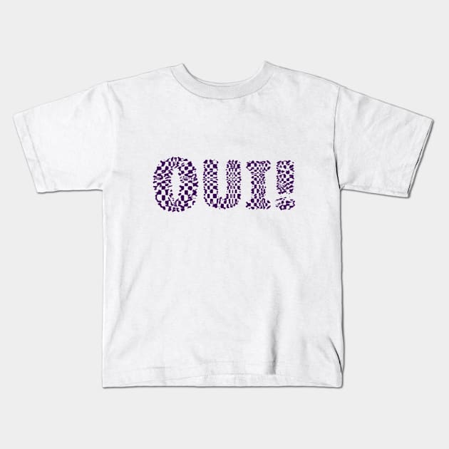 Oui Kids T-Shirt by wanderinglaur